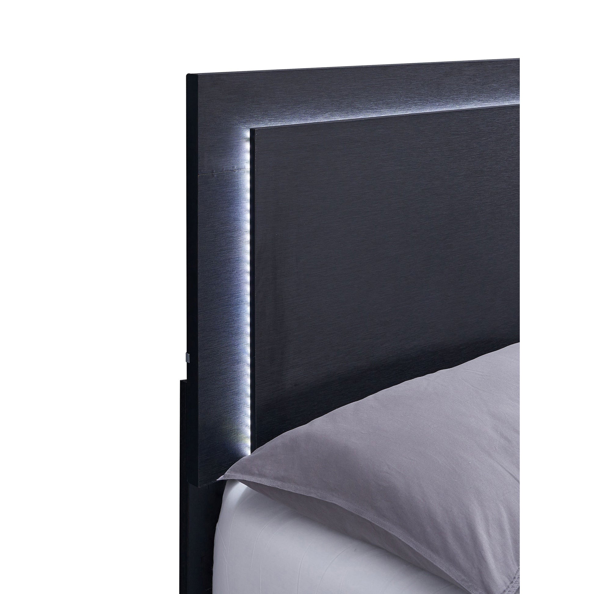 Medici Black King Bed Frame - Contemporary Style