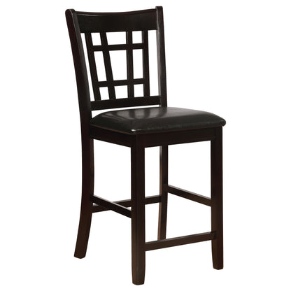 Espresso Round Extendable Dining Table with Chairs
