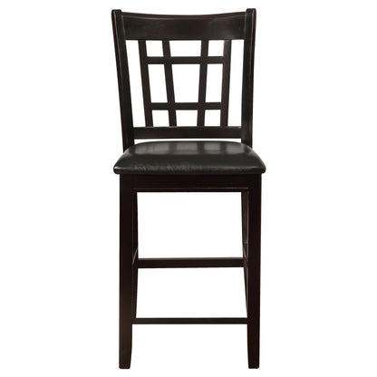 Espresso Round Extendable Dining Table with Chairs