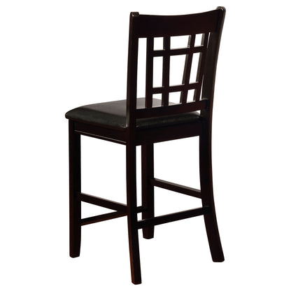 Espresso Round Extendable Dining Table with Chairs