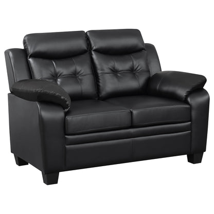 Black 3-Seat Upholstered Sofa - 78" Sofa for Living Room