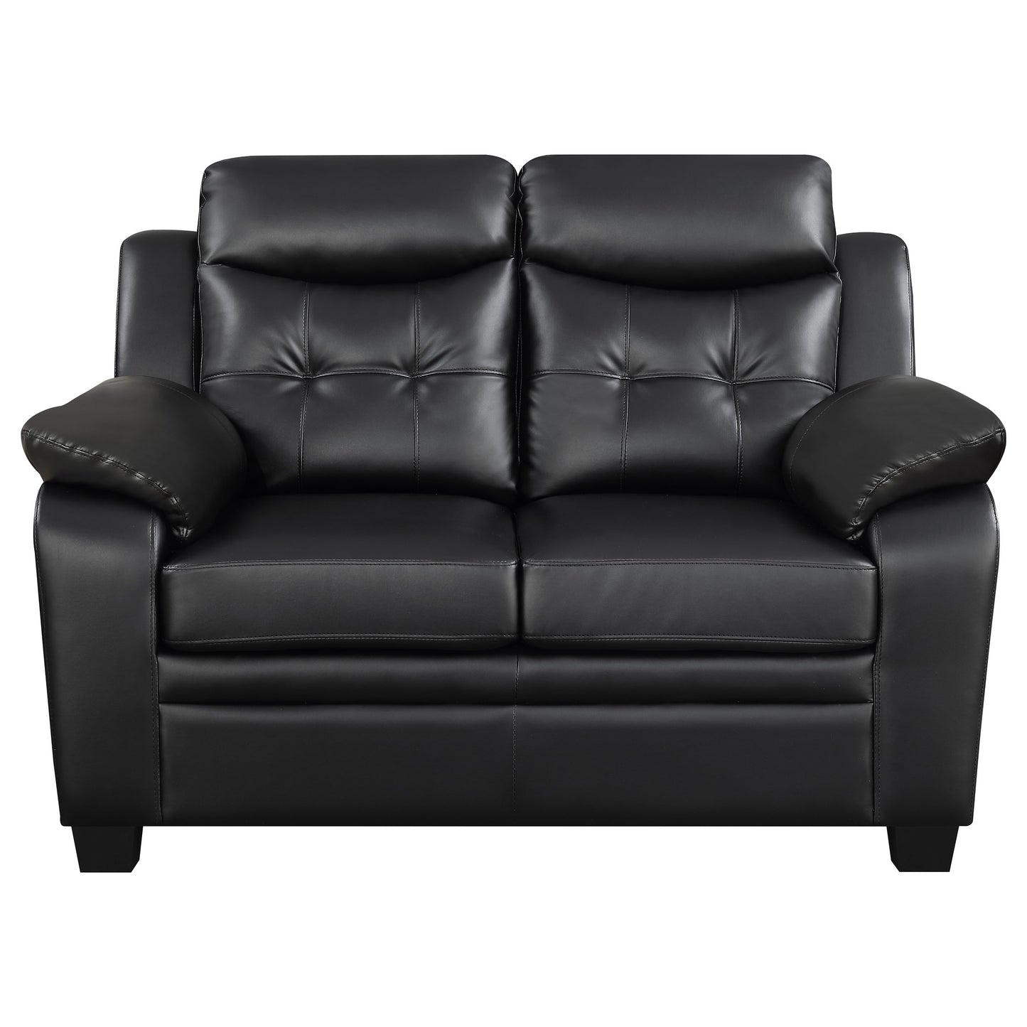 Black 3-Seat Upholstered Sofa - 78" Sofa for Living Room