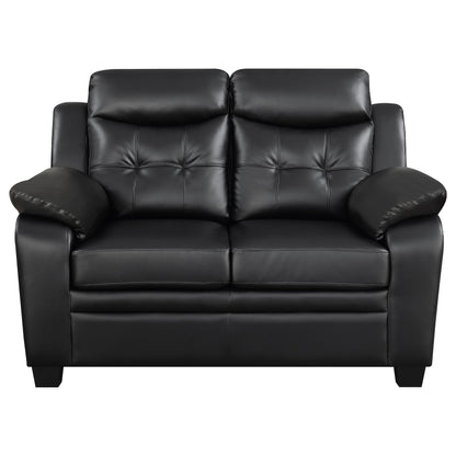 Black 3-Seat Upholstered Sofa - 78" Sofa for Living Room
