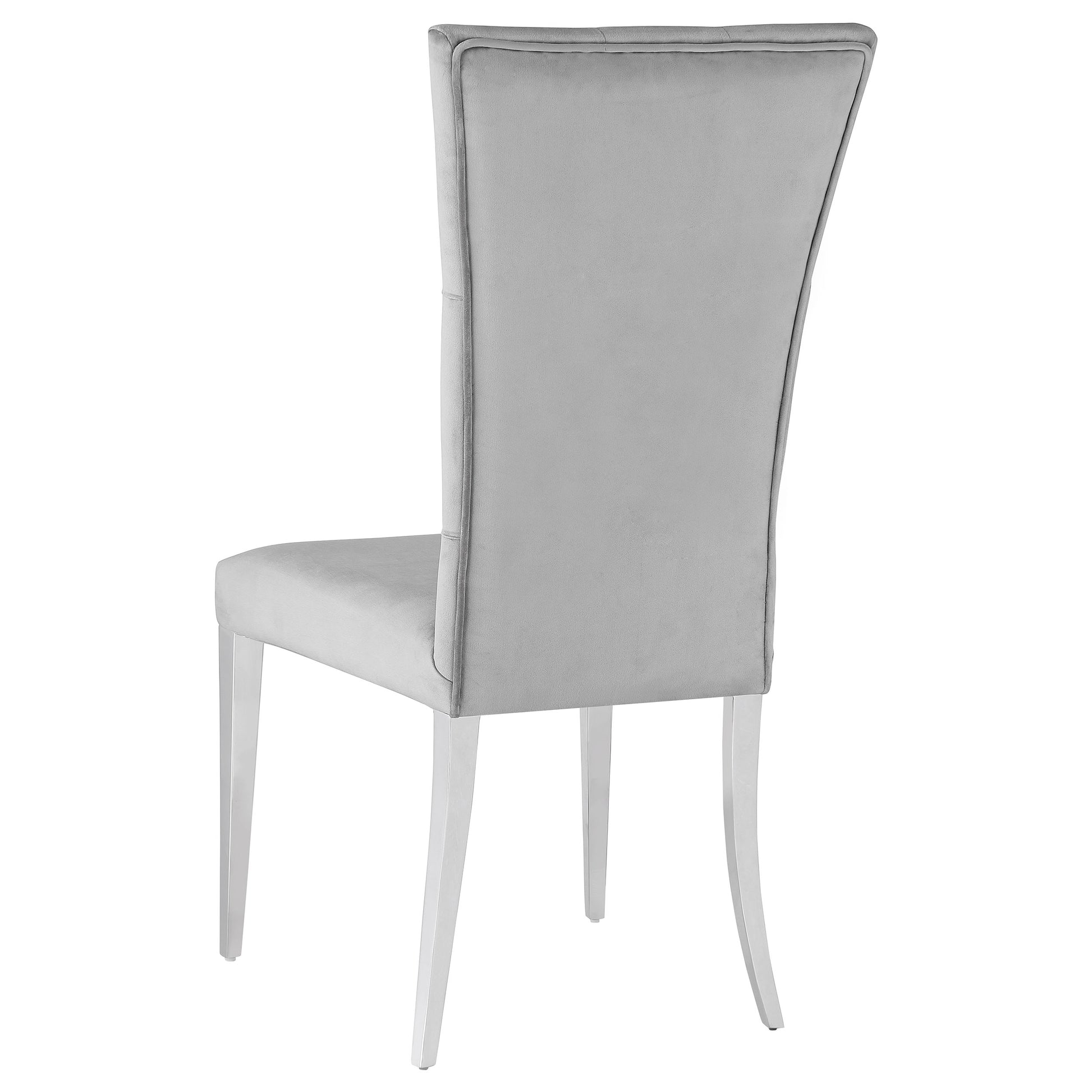 Grey Rectangular Dining Table Set - Seats 6