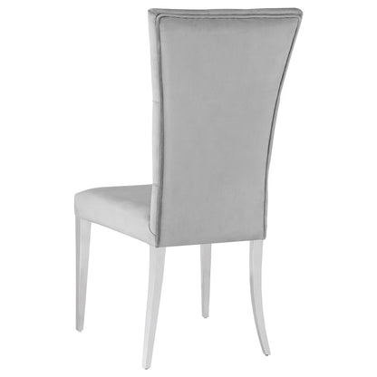 Grey Rectangular Dining Table Set - Seats 6