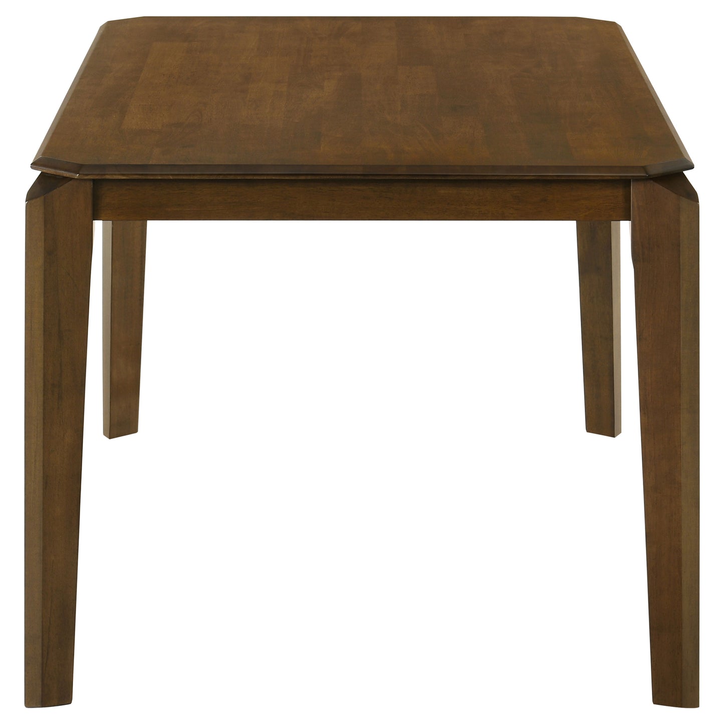 Dark Brown Rectangular Dining Table with Chairs