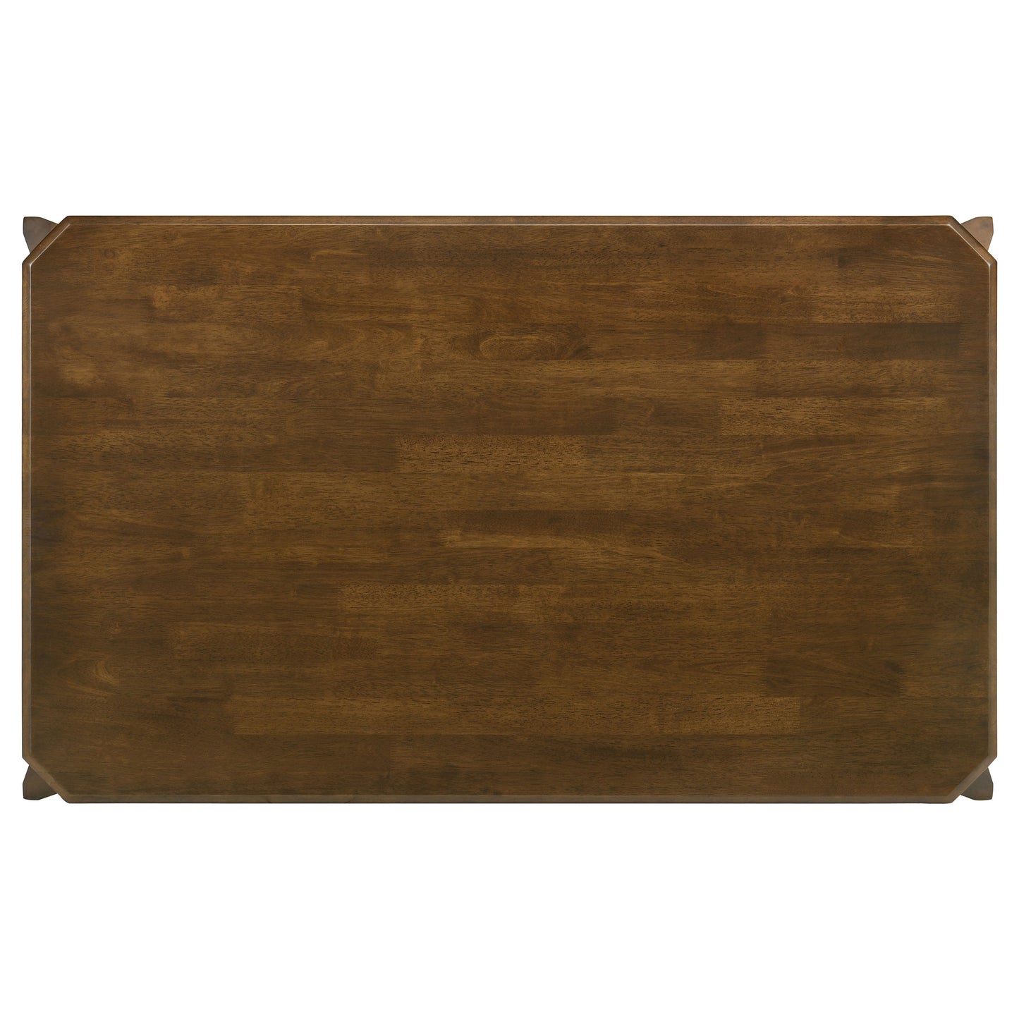 Dark Brown Rectangular Dining Table with Chairs