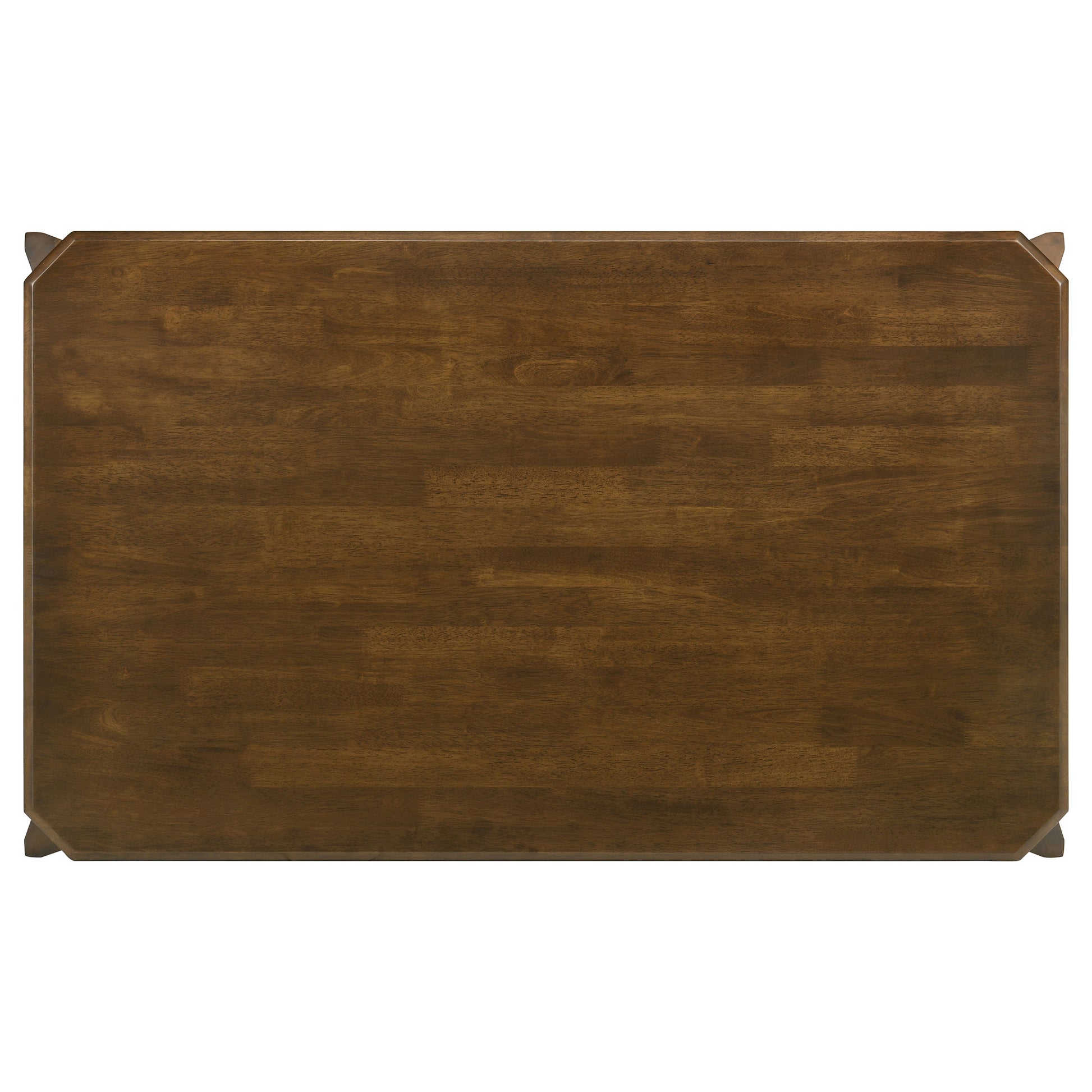 Dark Brown Rubberwood Dining Set for Elegant Dining Room