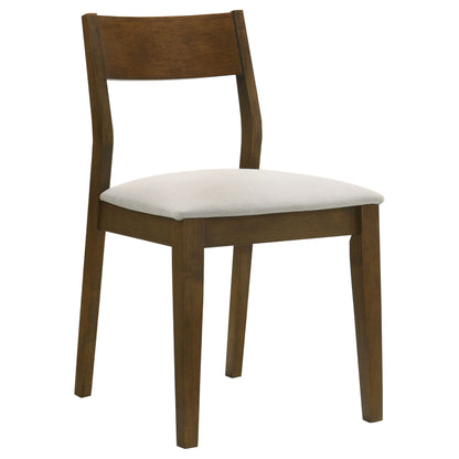 Dark Brown Rubberwood Dining Set for Elegant Dining Room