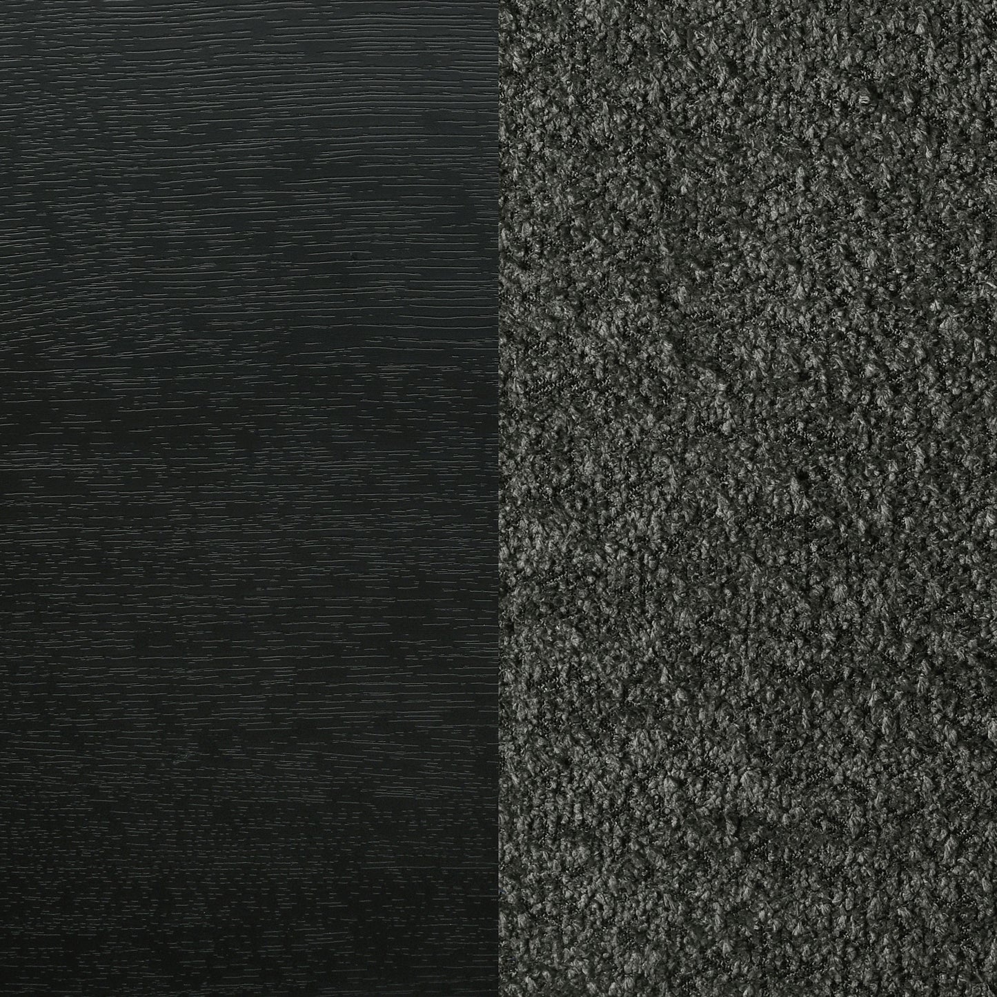 King Size Black Wood Upholstered Bed Frame for Bedroom