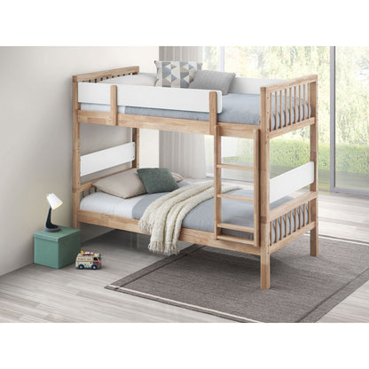 Ponderosa Natural Twin Over Twin Bunk Bed