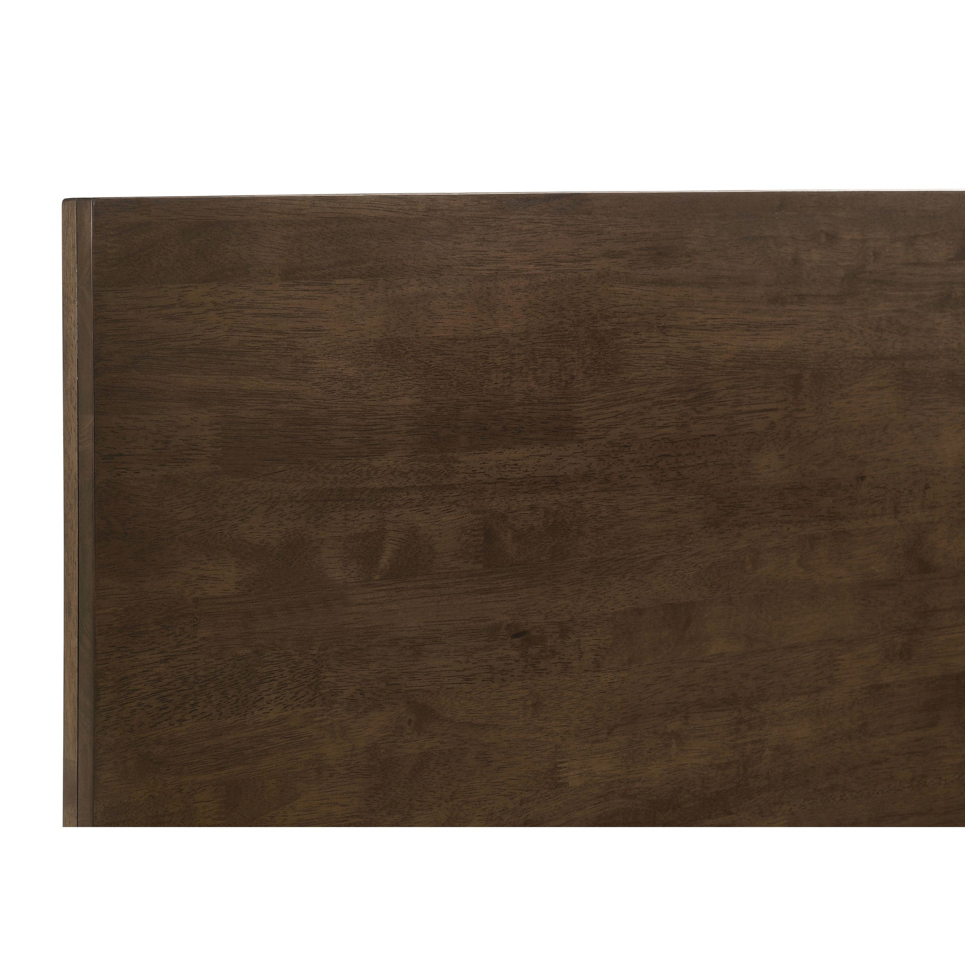 Eastern King Platform Bed - Brown Wood Frame
