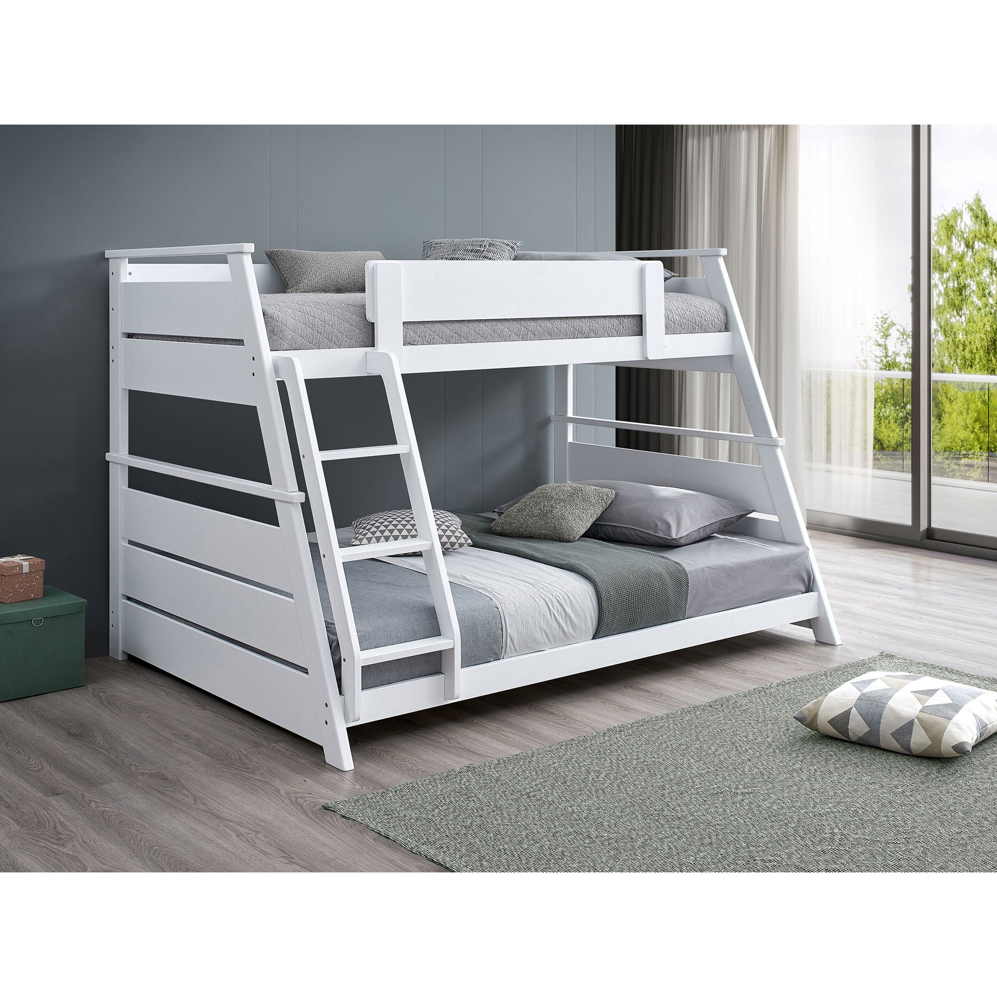 Reeder White Twin Over Full Bunk Bed