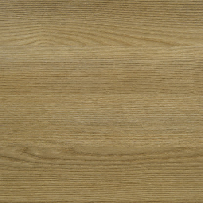 King Panel Bed with Natural Wood Headboard