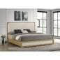Lincoln Natural LED Headboard Eastern King Panel Bed