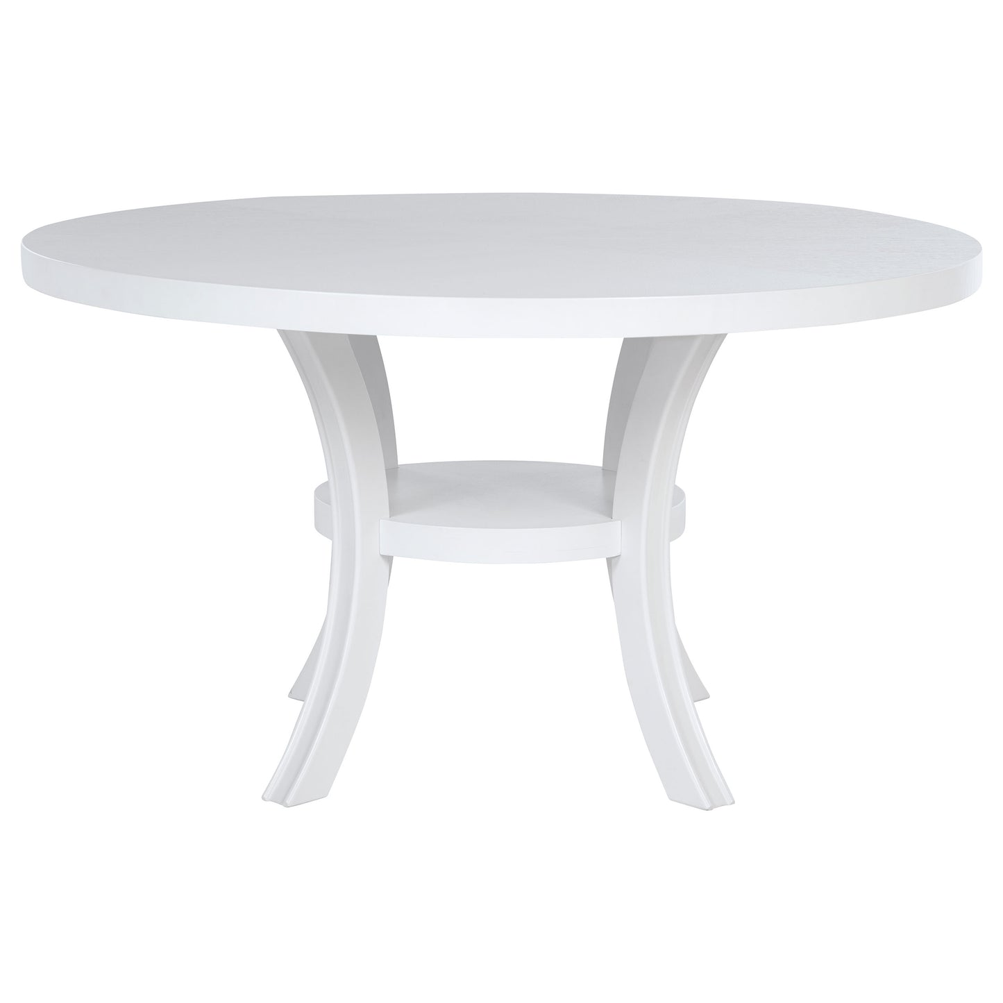 54 Inch Round Wood Dining Table Set - 4 Seats