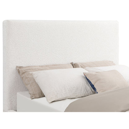 King Size Cream Upholstered Bed Frame