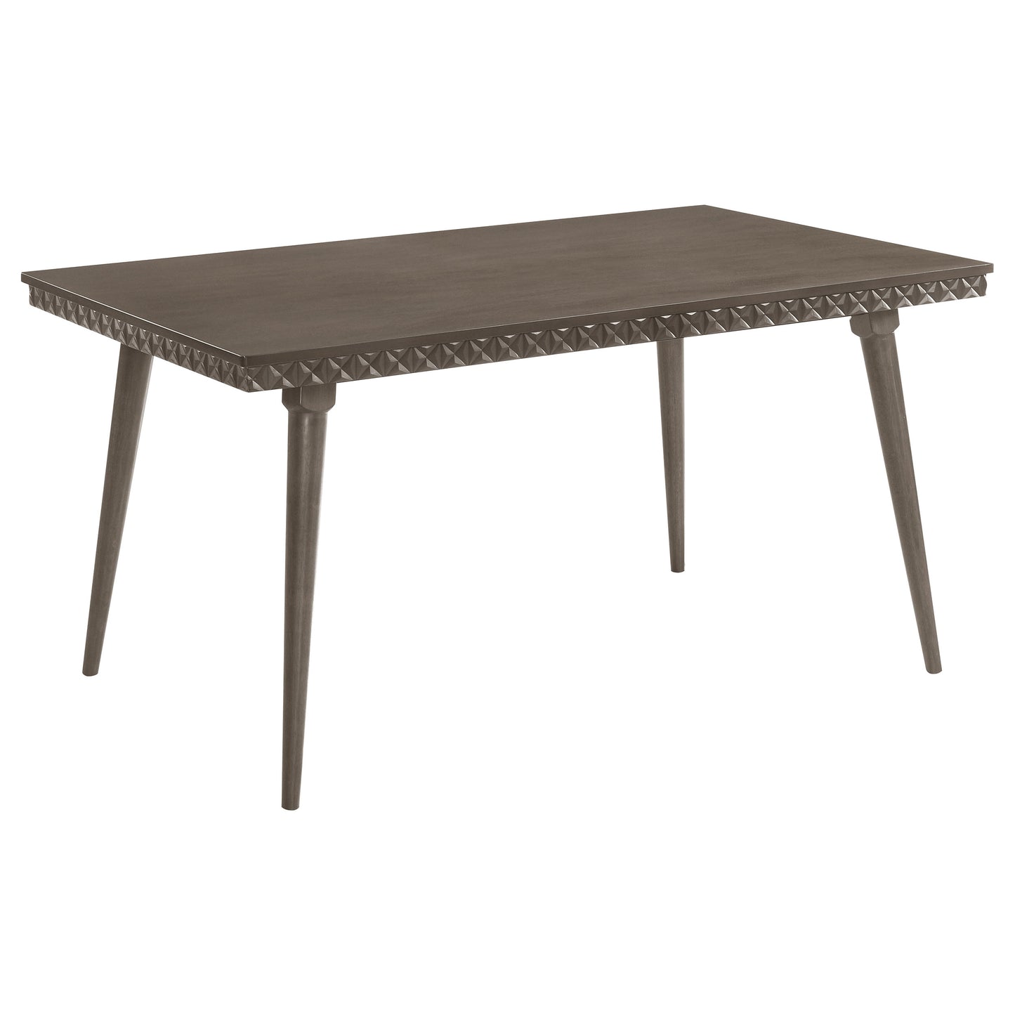 Perkins Dark Brown 5-Piece Rectangular Dining Set - Durable Wood Table & Chairs