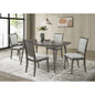 Perkins Dark Brown 5-piece Rectangular Dining Set