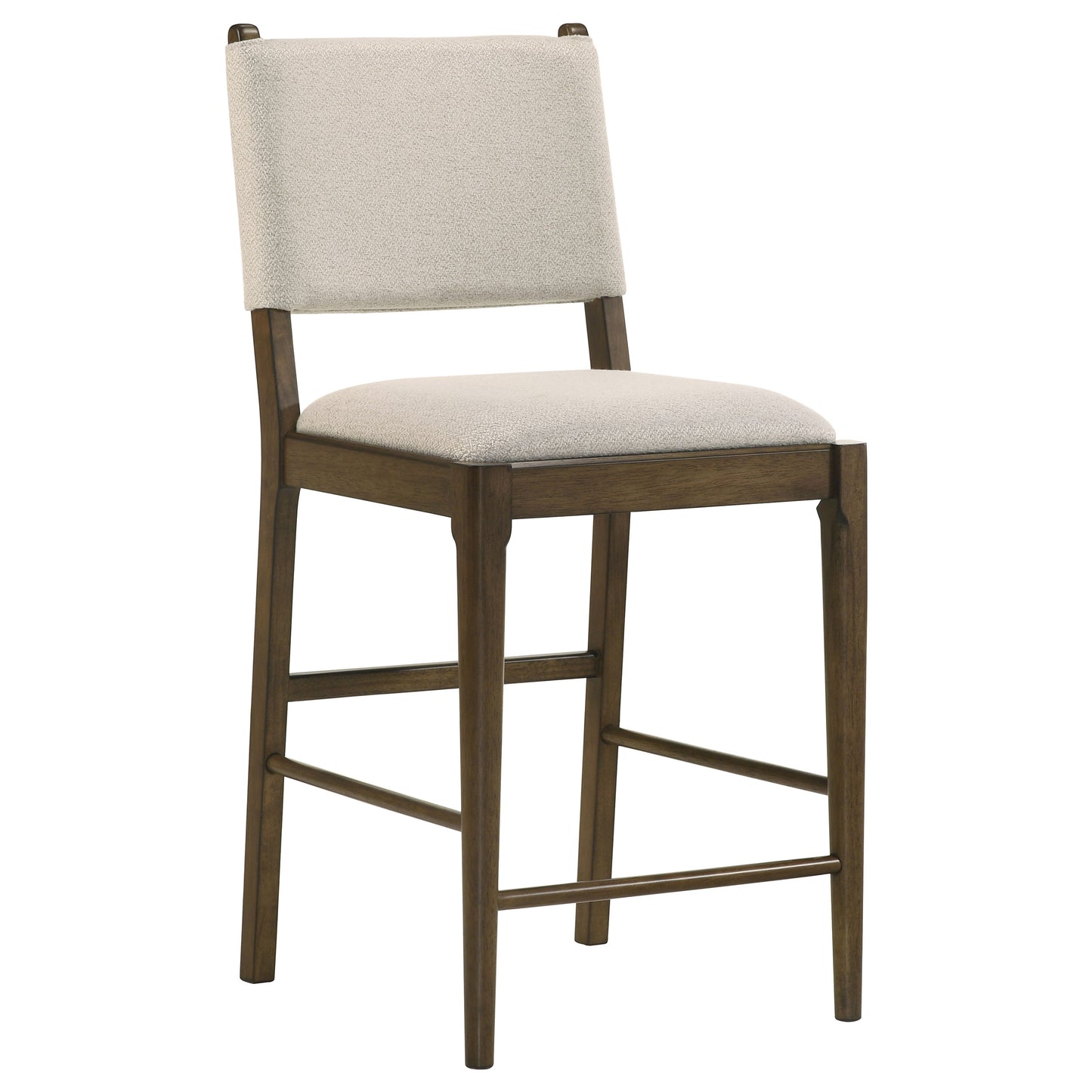Round Brown Dining Room Set with Open Shelf Storage