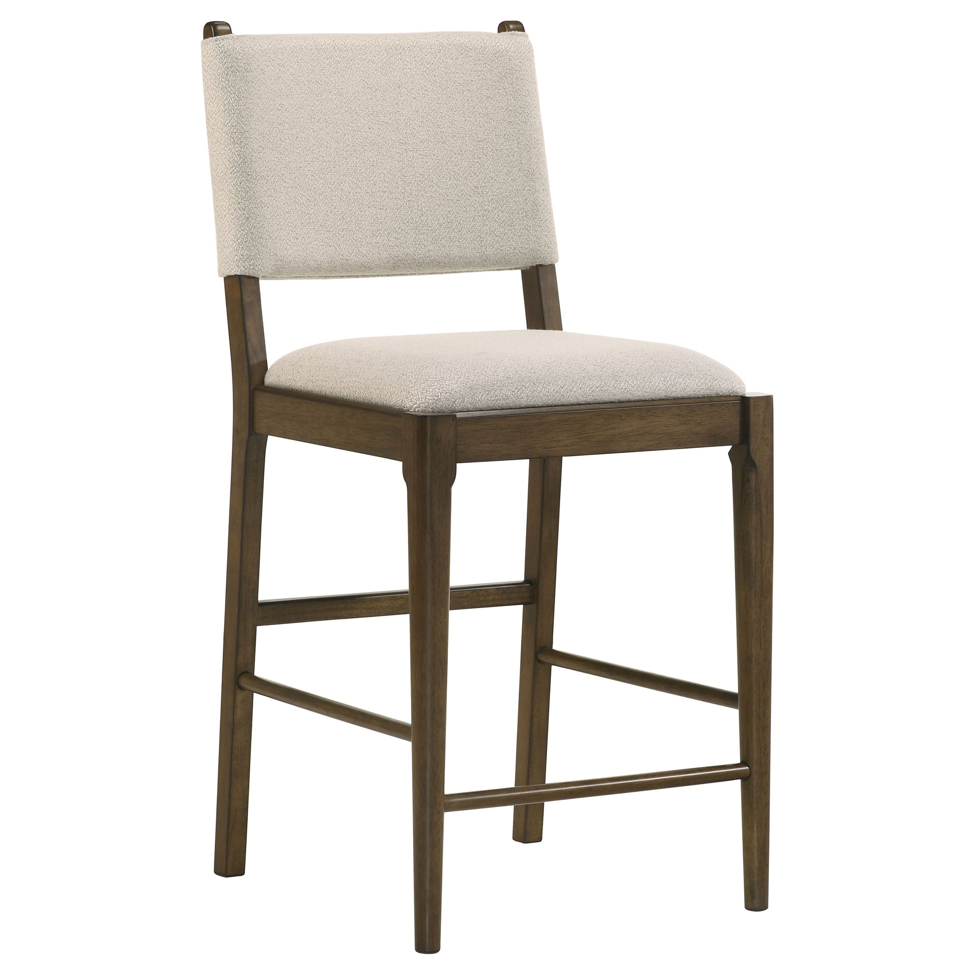 Round Brown Dining Room Set with Open Shelf Storage