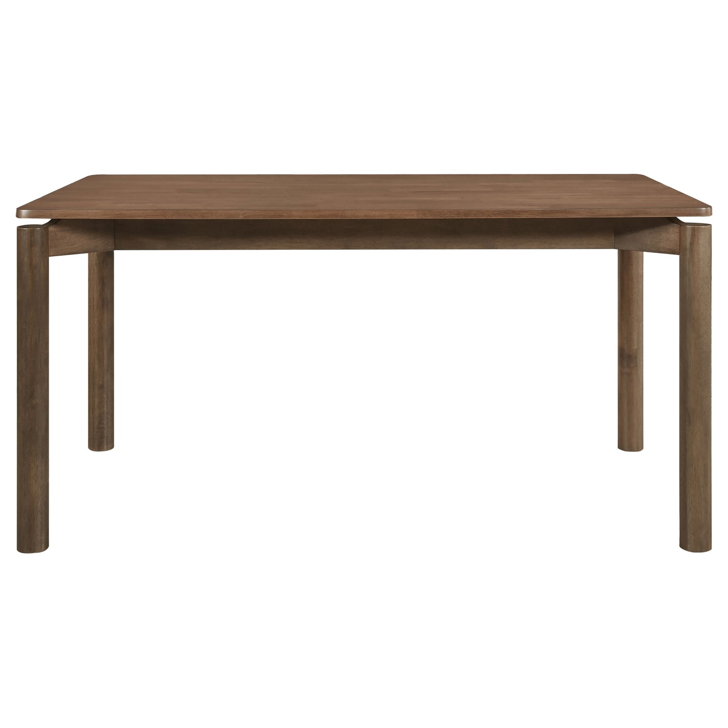 Natural Walnut Rectangular Dining Table with Chairs for Dining Room