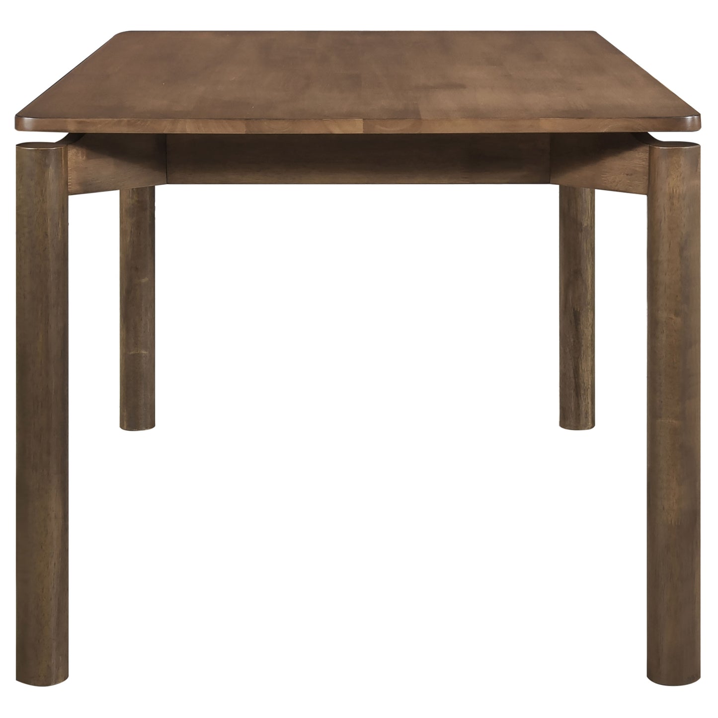 Natural Walnut Rectangular Dining Table with Chairs for Dining Room