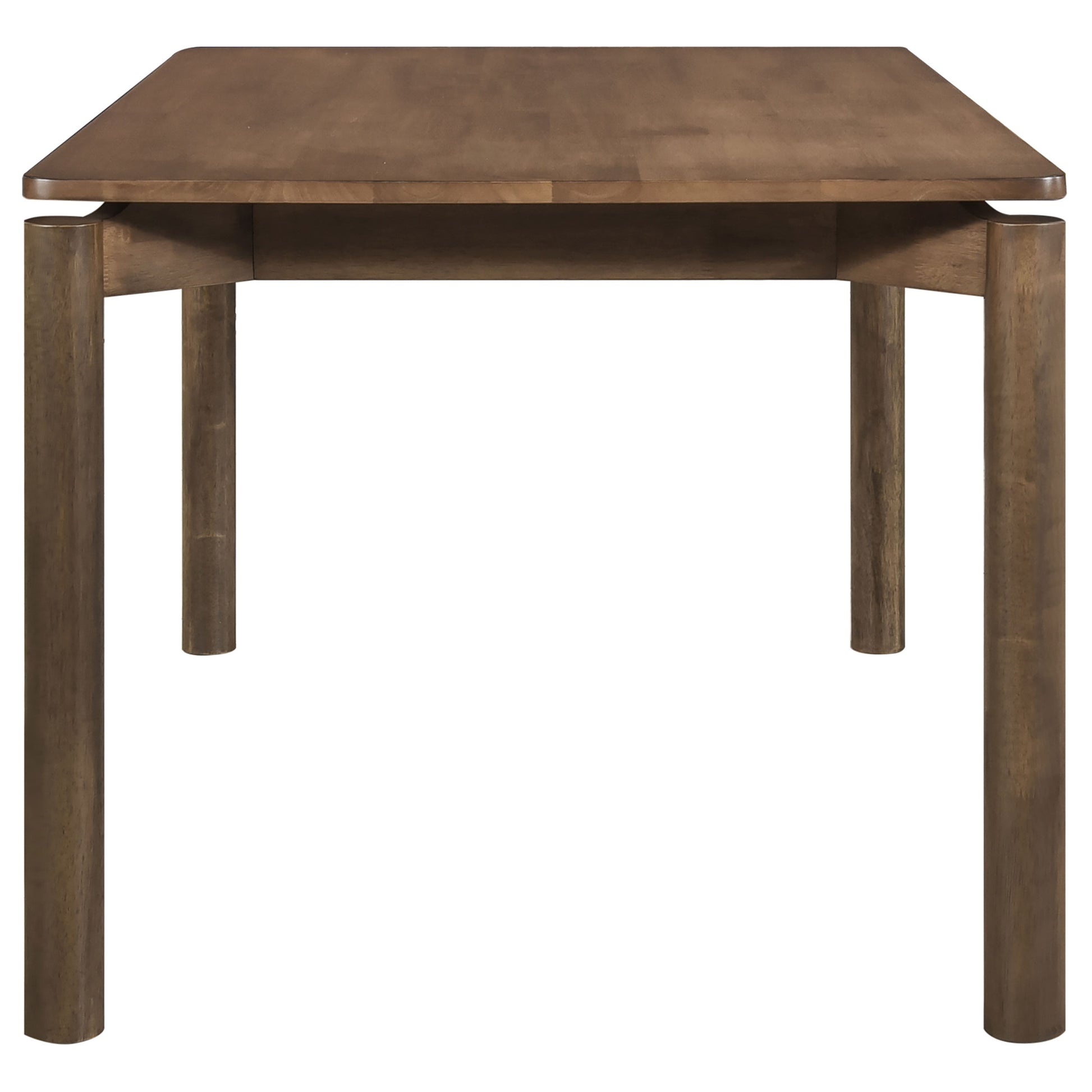 Natural Walnut Rectangular Dining Table with Chairs for Dining Room