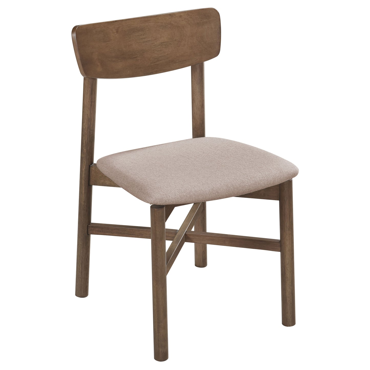 Natural Walnut Rectangular Dining Table with Chairs for Dining Room