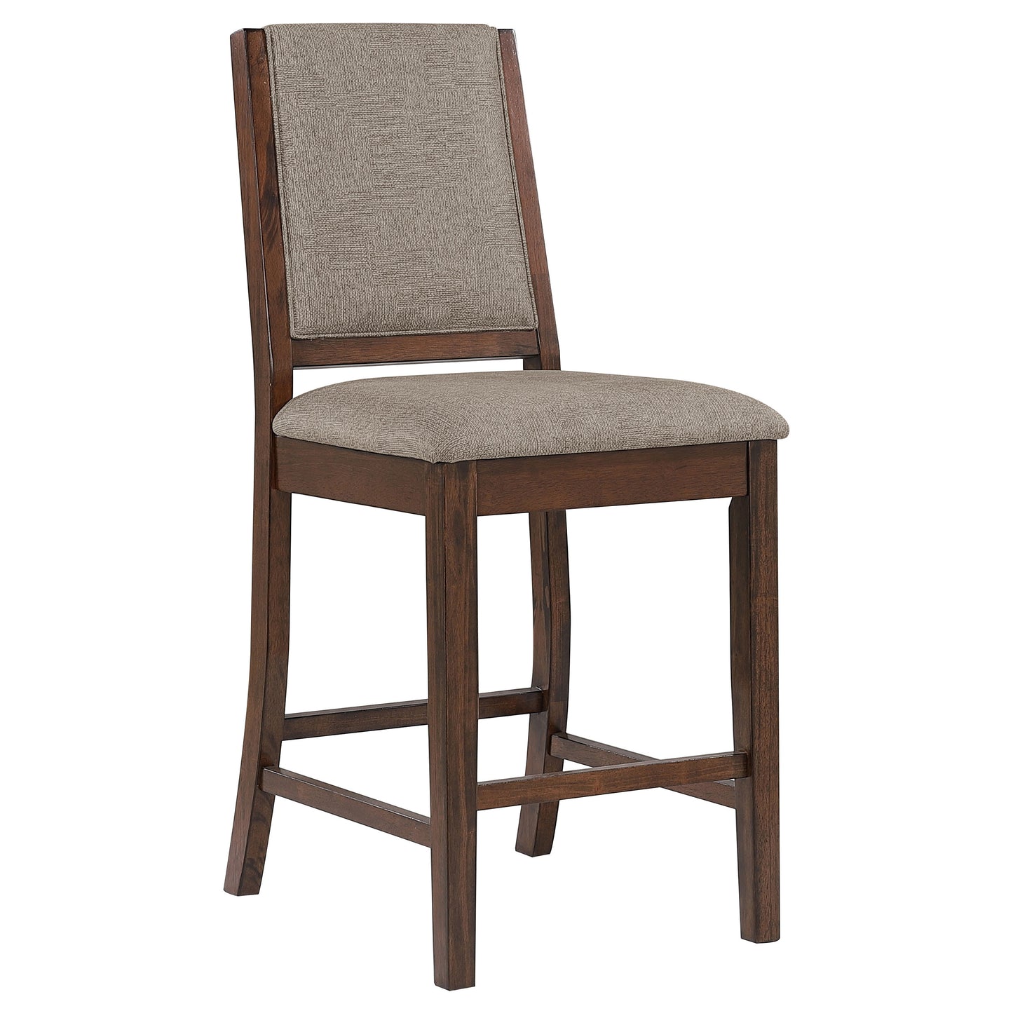 Industrial Oak Counter Height Dining Set with Storage Shelf