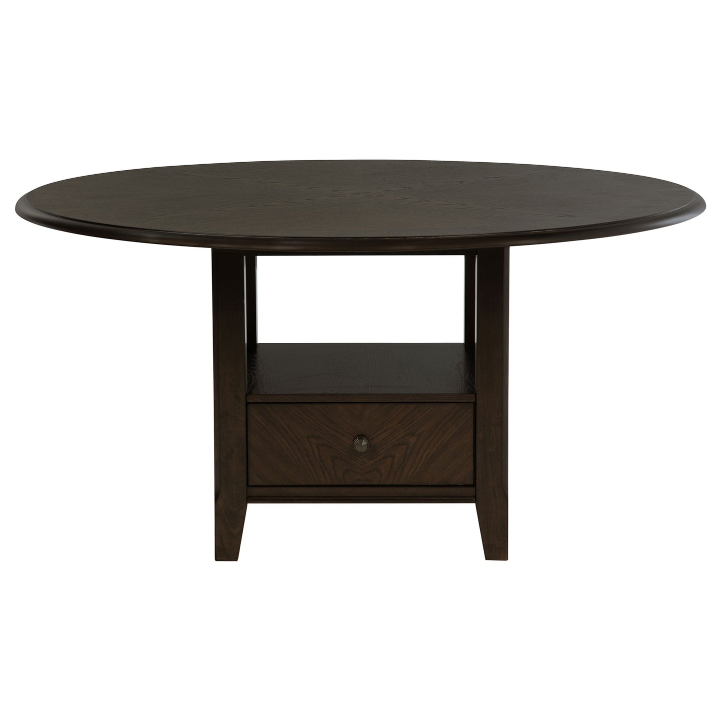 Fulton Dark Cocoa 5-piece Round Dining Table Set - Durable & Stylish