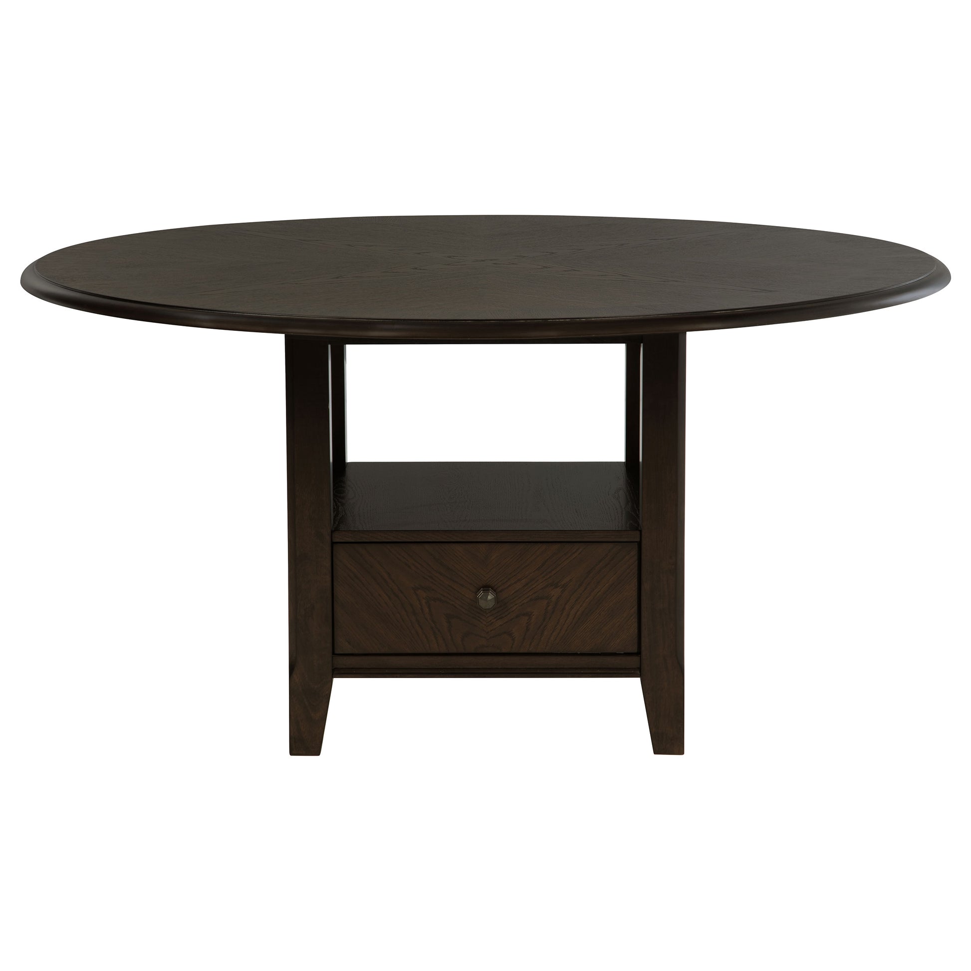 Fulton Dark Cocoa 5-piece Round Dining Table Set - Durable & Stylish