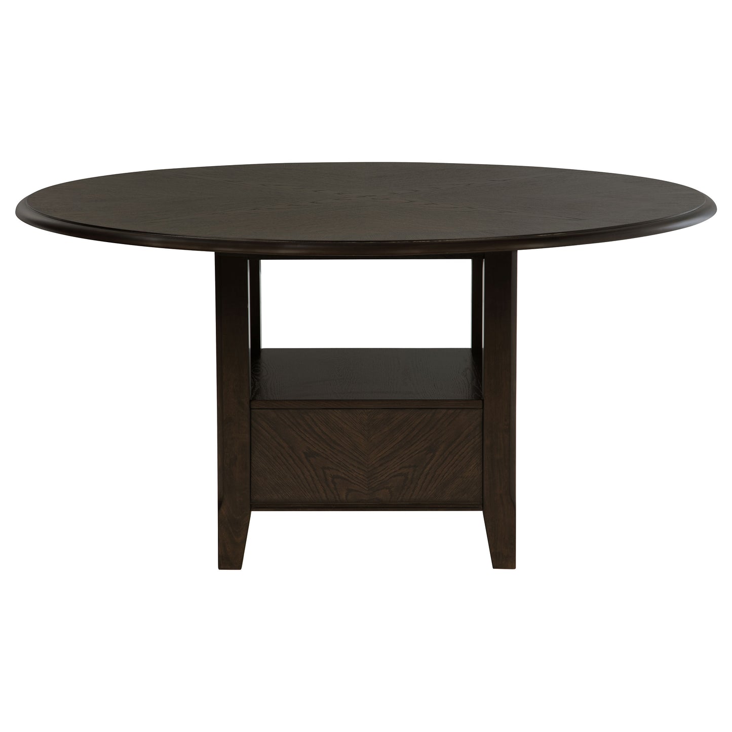 Fulton Dark Cocoa 5-piece Round Dining Table Set - Durable & Stylish