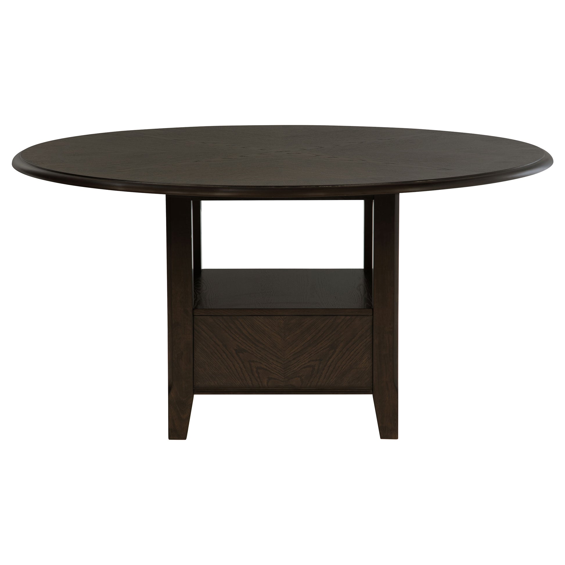 Fulton Dark Cocoa 5-piece Round Dining Table Set - Durable & Stylish