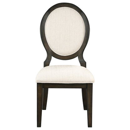 Fulton Dark Cocoa 5-piece Round Dining Table Set - Durable & Stylish
