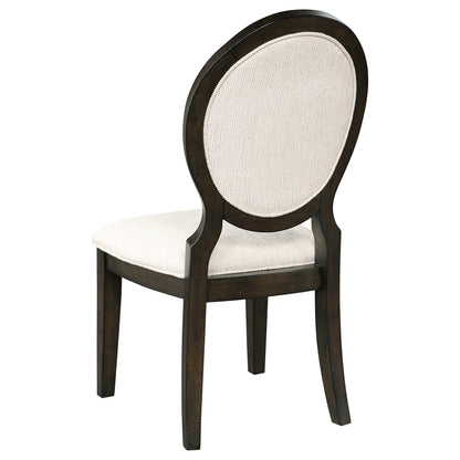 Fulton Dark Cocoa 5-piece Round Dining Table Set - Durable & Stylish