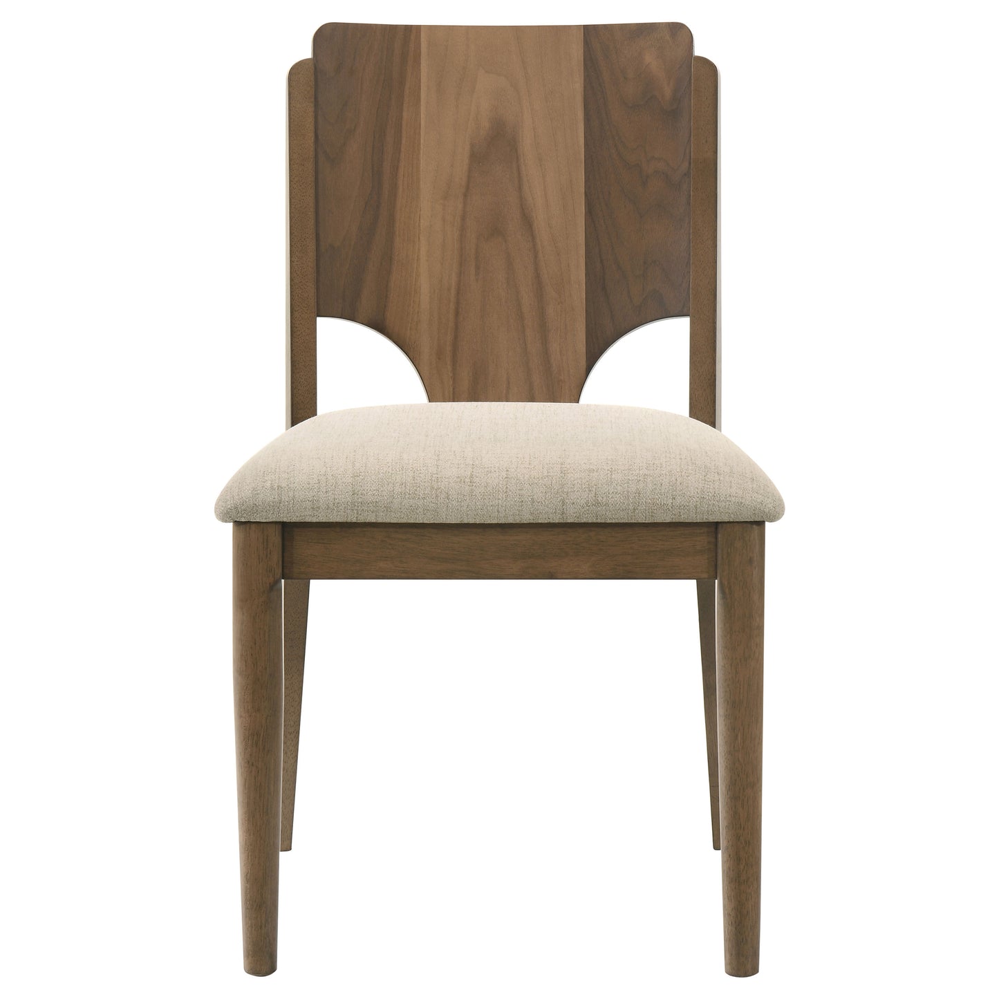 Walnut Round Dining Set for Modern Dining Room