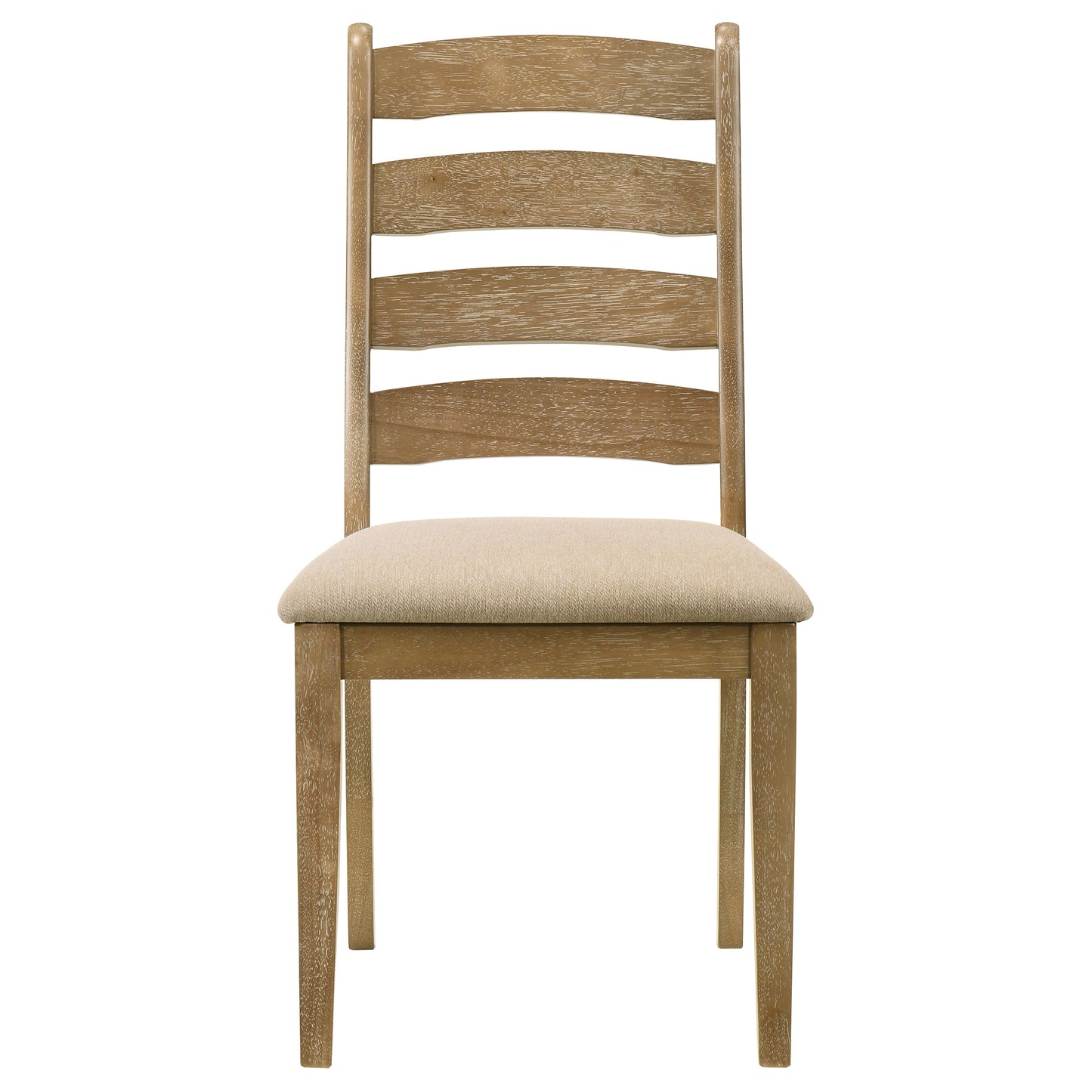 Round Oak Dining Table Set with Upholstered Chairs