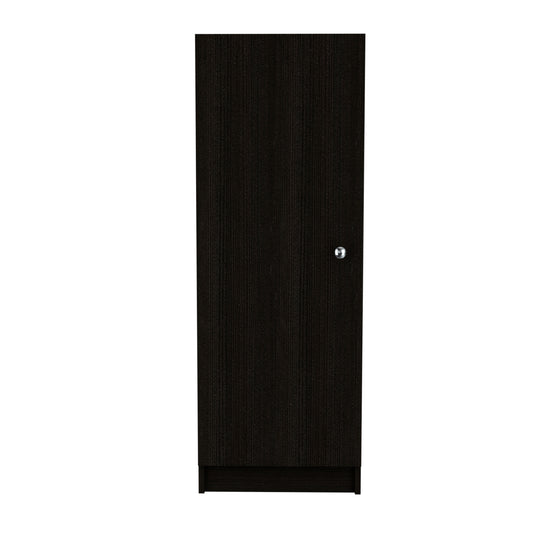 Black Kitchen Storage Cabinet - 3-4 Shelf Freestanding Cabinet for Living Room