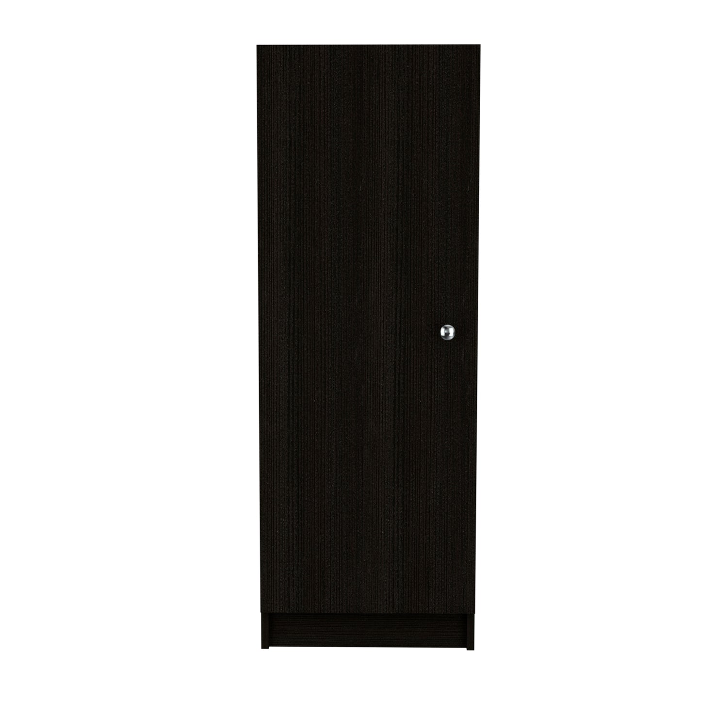 Black Kitchen Storage Cabinet - 3-4 Shelf Freestanding Cabinet for Living Room
