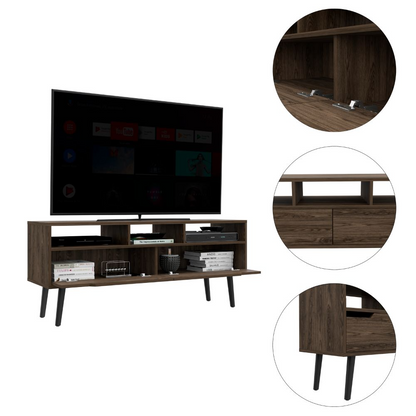 Oslo TV Stand - 51" TVs, Storage & Brown