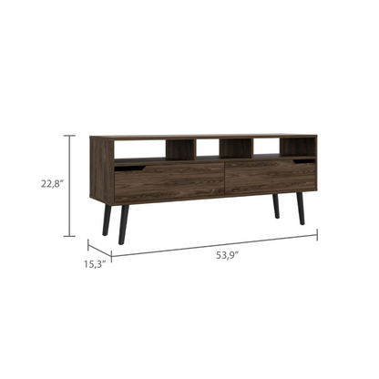 Oslo TV Stand - 51" TVs, Storage & Brown