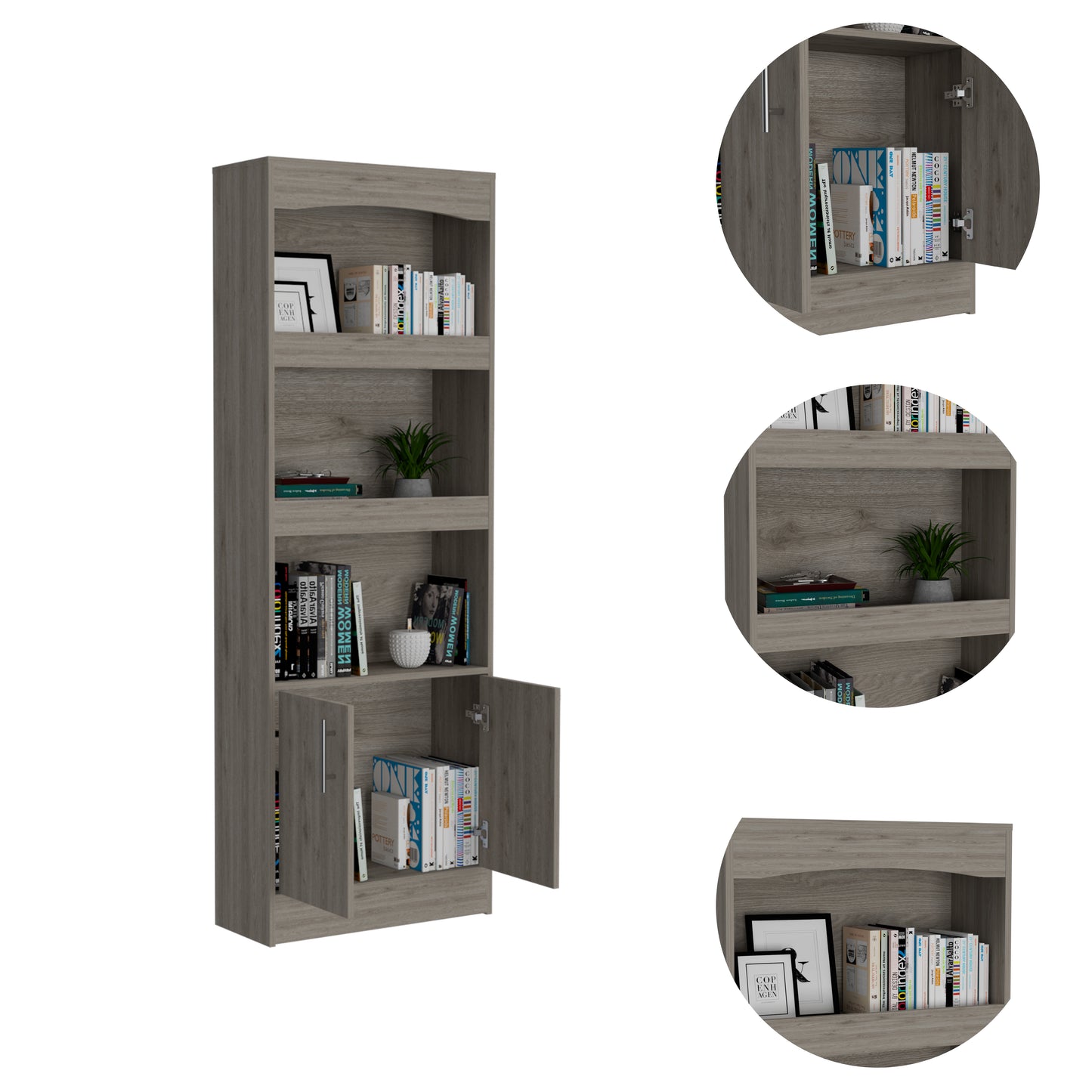 Gray Pet Bed - 10.4 x 24.9 x 10.4 Inch
