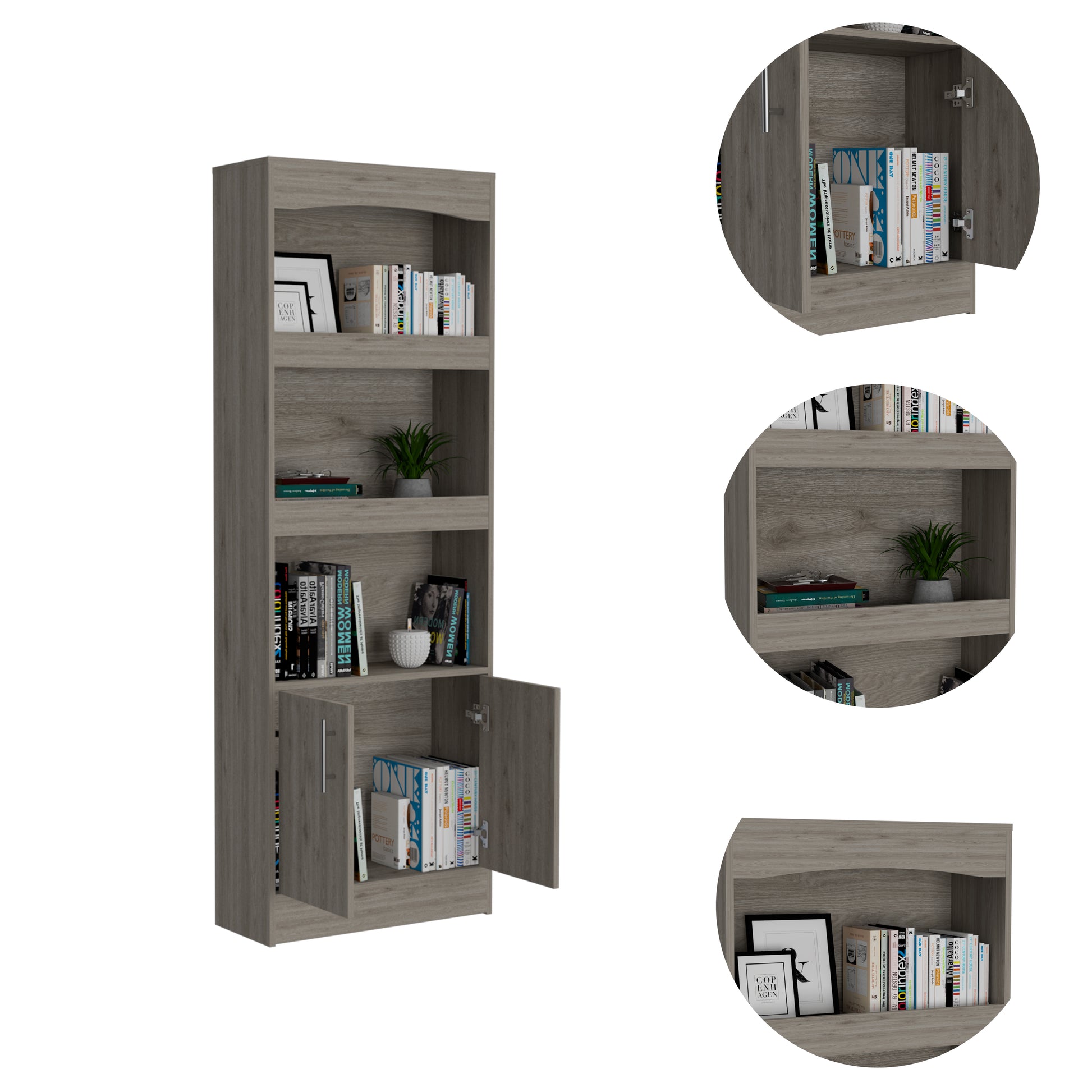 Gray Pet Bed - 10.4 x 24.9 x 10.4 Inch