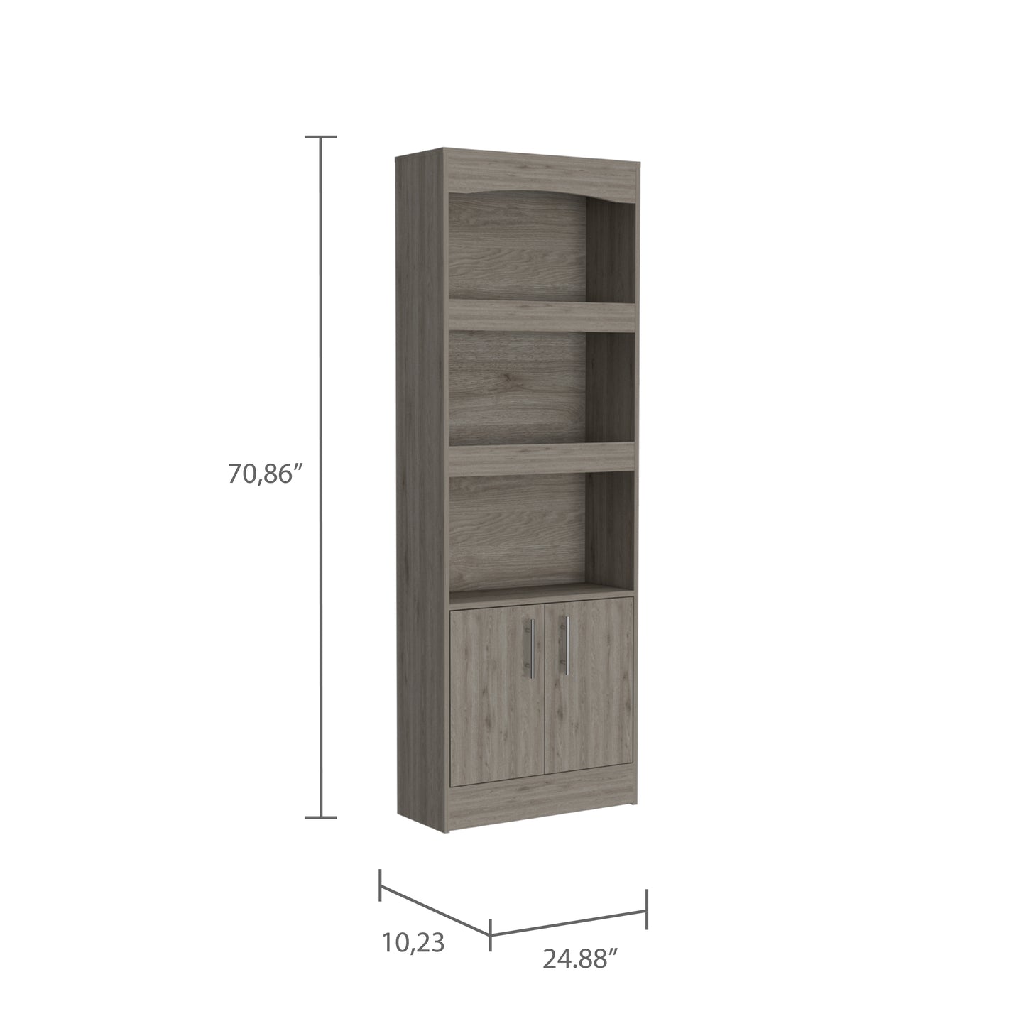 Gray Pet Bed - 10.4 x 24.9 x 10.4 Inch
