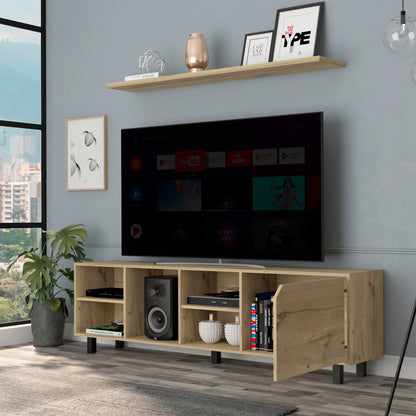 Valdivia TV Stand - Beige Particle Board Storage