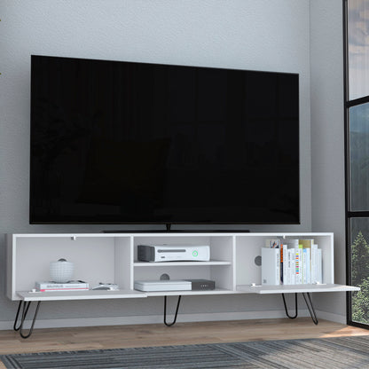Vassel TV Stand - White, 55" Storage Unit