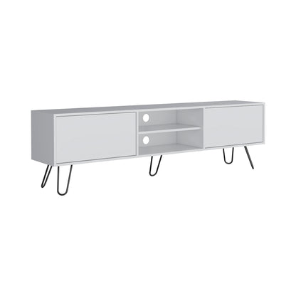Vassel TV Stand - White, 55" Storage Unit