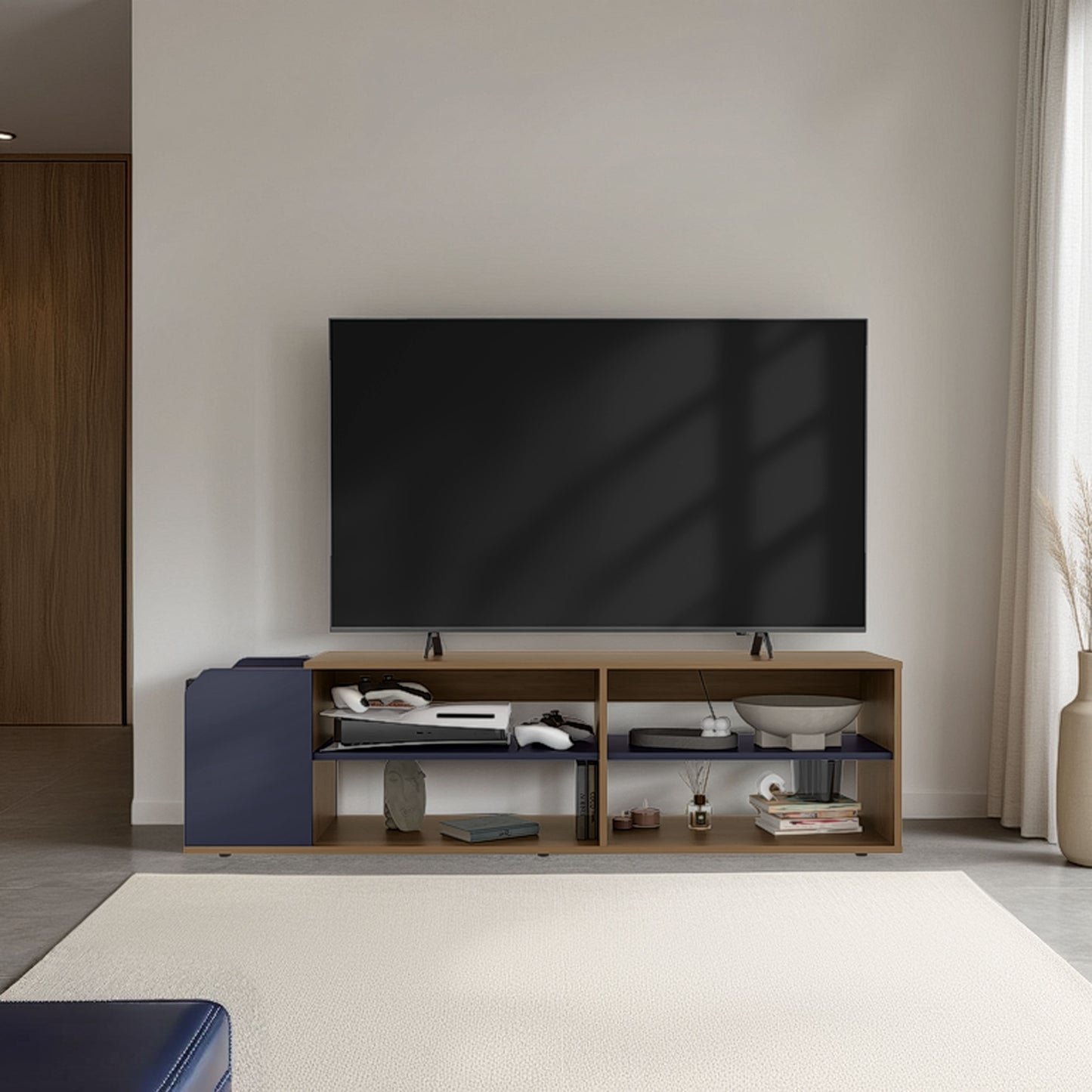 Solene TV Stand - Multi-Color Storage Console
