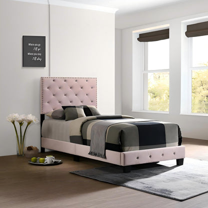 Charming Pink Twin Bed For Kids